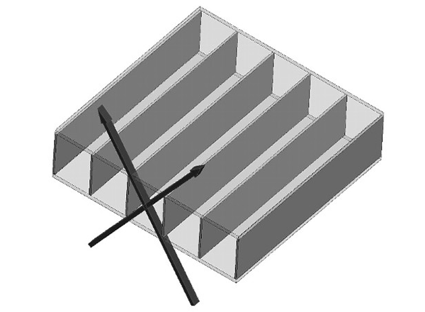 Standard pitch: Standard louver sheet thickness